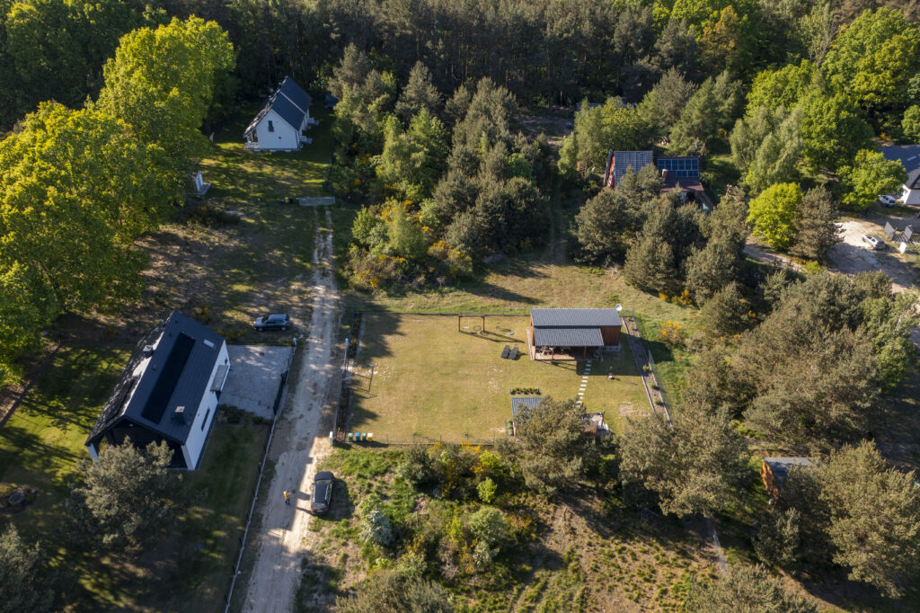Zdjęcie ukazujące naszą działkę.